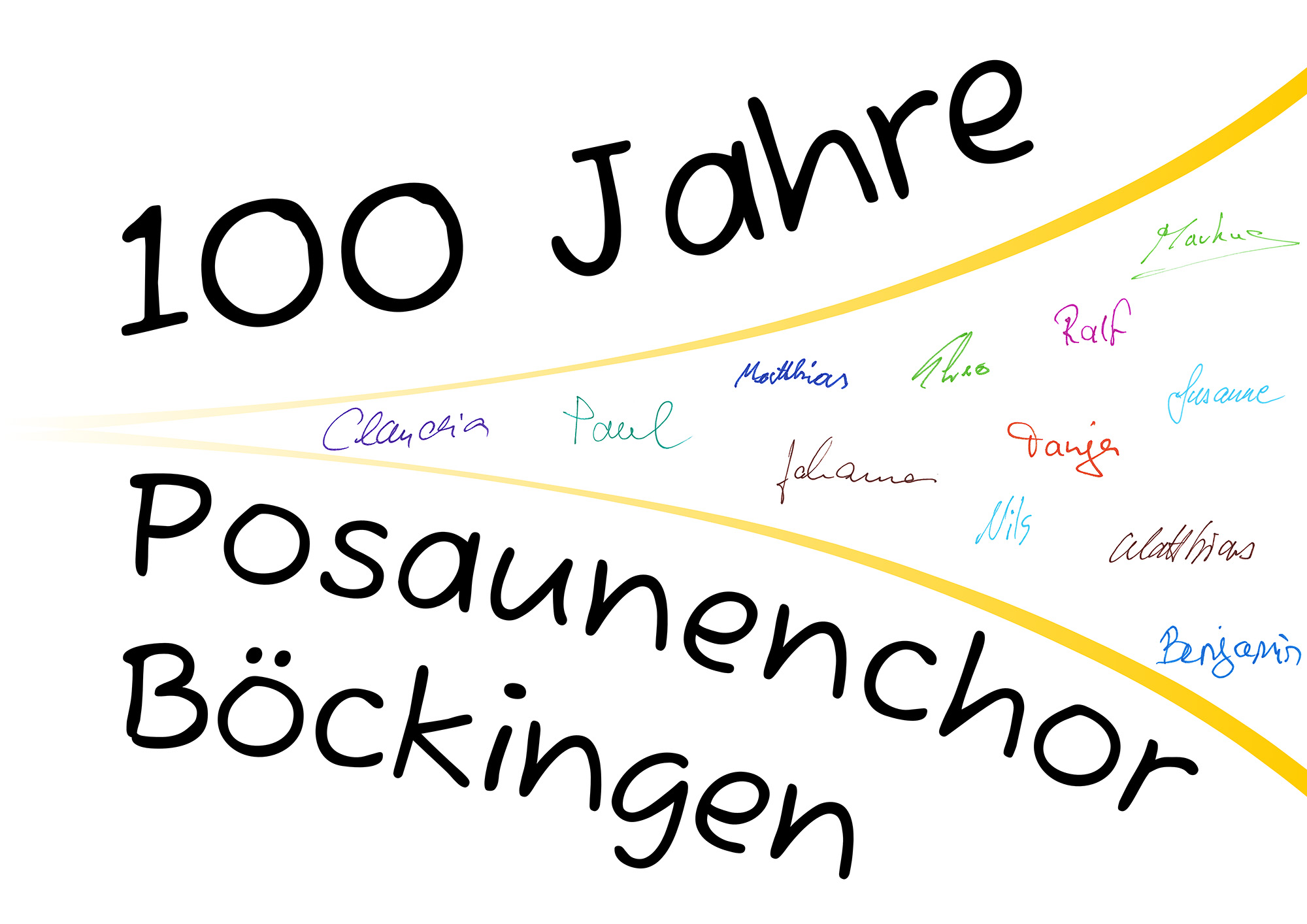 Logo 100 Jahre Posaunenchor Böckingen