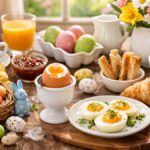Frühstückstisch Osterfrühstück