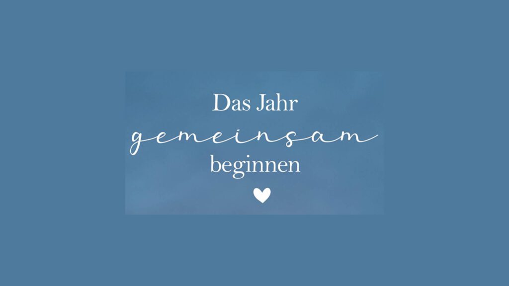 Das Jahr gemeinsam beginnen