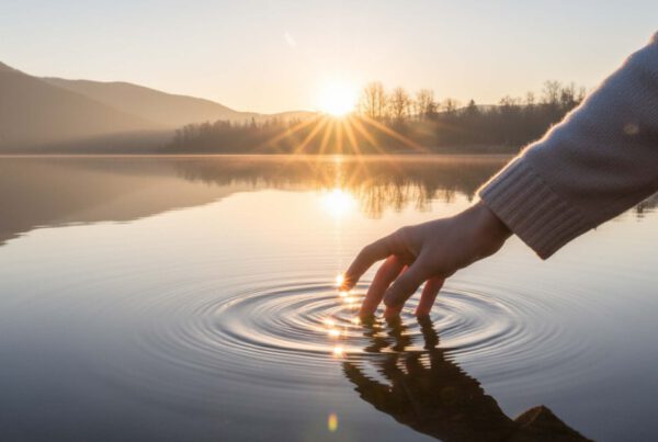 Bild: Am See in der Morgenstimmung