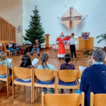 Bild: Nikolaus bei den Leselöwen