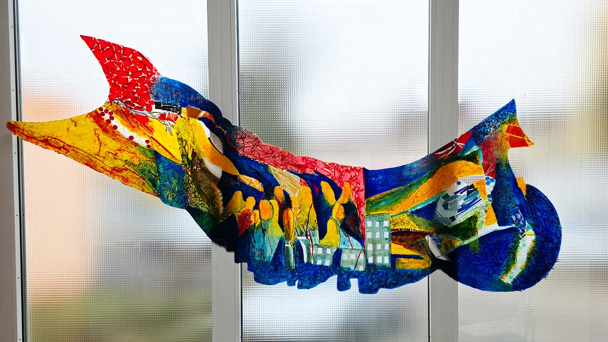 Fensterbild Pfingsten