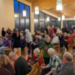 Gottesdienst Saal der Friedenskirche Frankenbach
