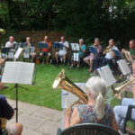 Posaunenchor beim Sommerfest